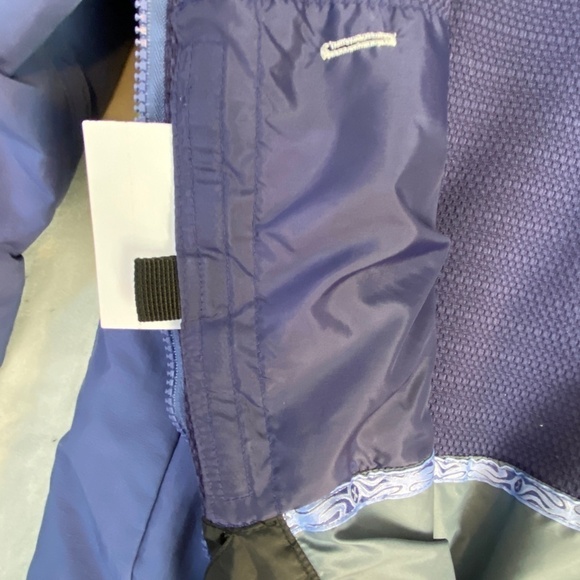 Columbia Convert Jacket Womens Med Purple Yellow Vintage Y2K Convertible Hooded - Picture 9 of 14